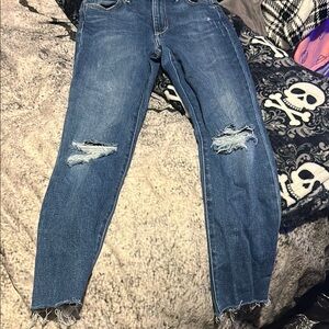 Joe's Jeans Distressed Blue Denim